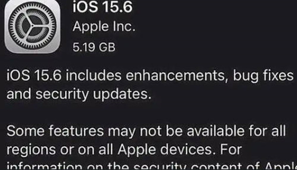 ios15.6更新内容一览